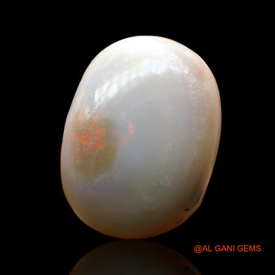 14.00 Cts Unheated Australian Fire Opal Loose Gemstone Oval Cabochon Natural 20x15x8 mm AE-17