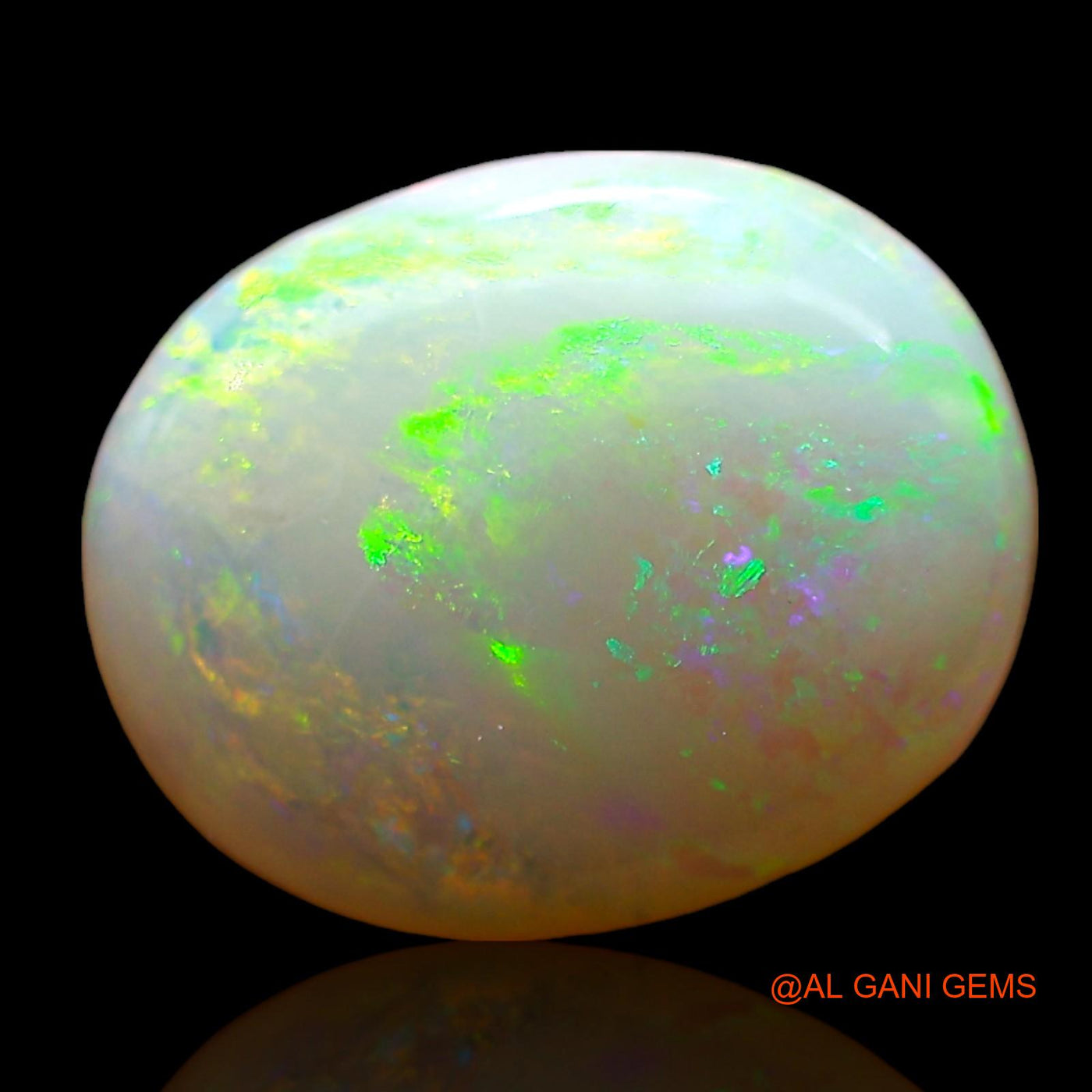 2.00 Cts Natural Australian Fire Opal Loose Gemstone Oval Cabochon 12x9x3 mm AE-180