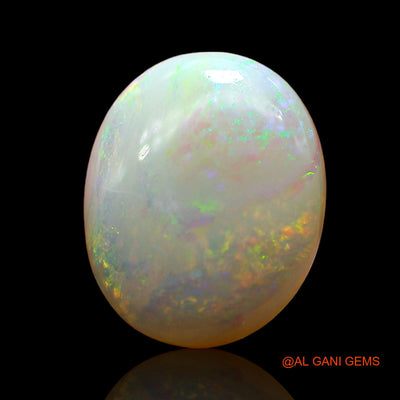 2.00 Cts Natural Australian Fire Opal Loose Gemstone Oval Cabochon 12x9x3 mm AE-180