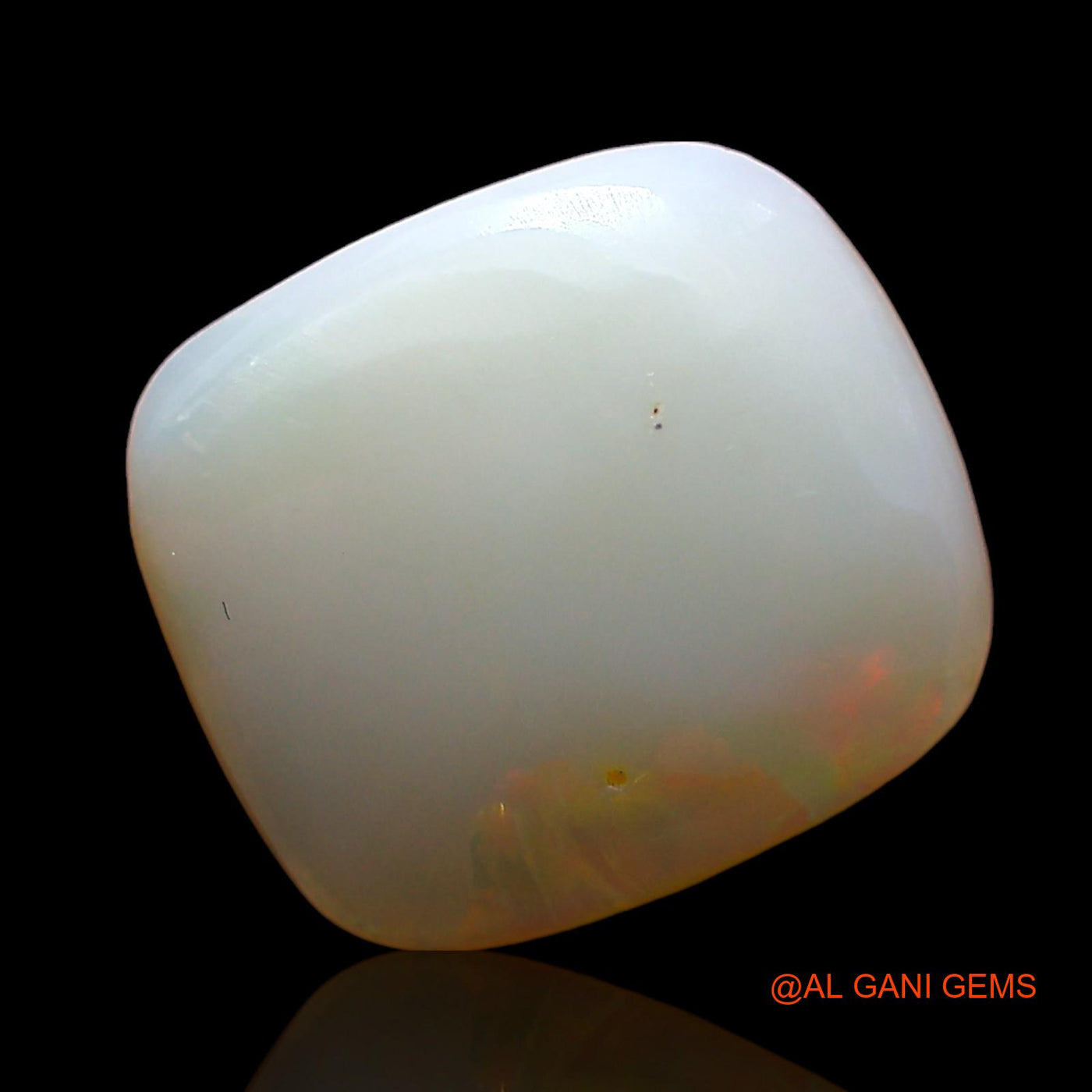 2.00 Cts Natural Australian Fire Opal Loose Gemstone Fancy Cabochon 11x10x2 mm AE-181