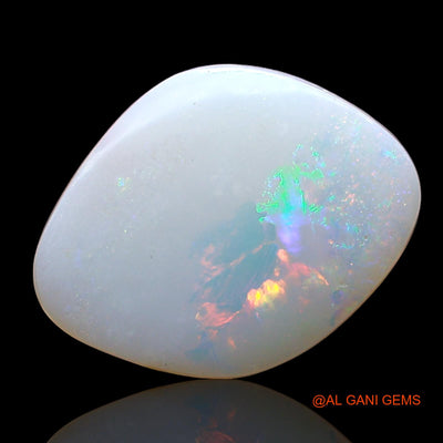 Natural Untreated Fire Opal Loose Gemstone Fancy Cabochon From Australia 2.00 Cts 12x9x2 mm AE-182