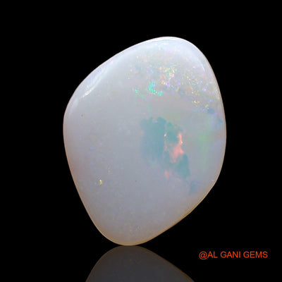 Natural Untreated Fire Opal Loose Gemstone Fancy Cabochon From Australia 2.00 Cts 12x9x2 mm AE-182