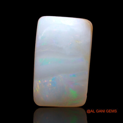 Natural Fire Opal Gemstone 2.00 Cts Loose Square Cabochon From Australia 11x7x3 mm AE-183