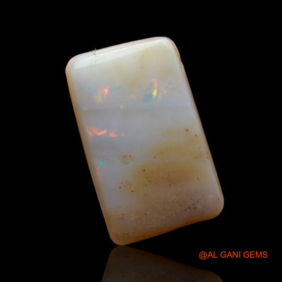 Natural Fire Opal Gemstone 2.00 Cts Loose Square Cabochon From Australia 11x7x3 mm AE-183