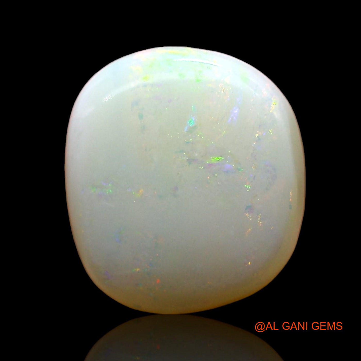 Natural Fire Opal Gemstone 2.00 Cts Loose Oval Cabochon From Australia 11x10x3 mm AE-184