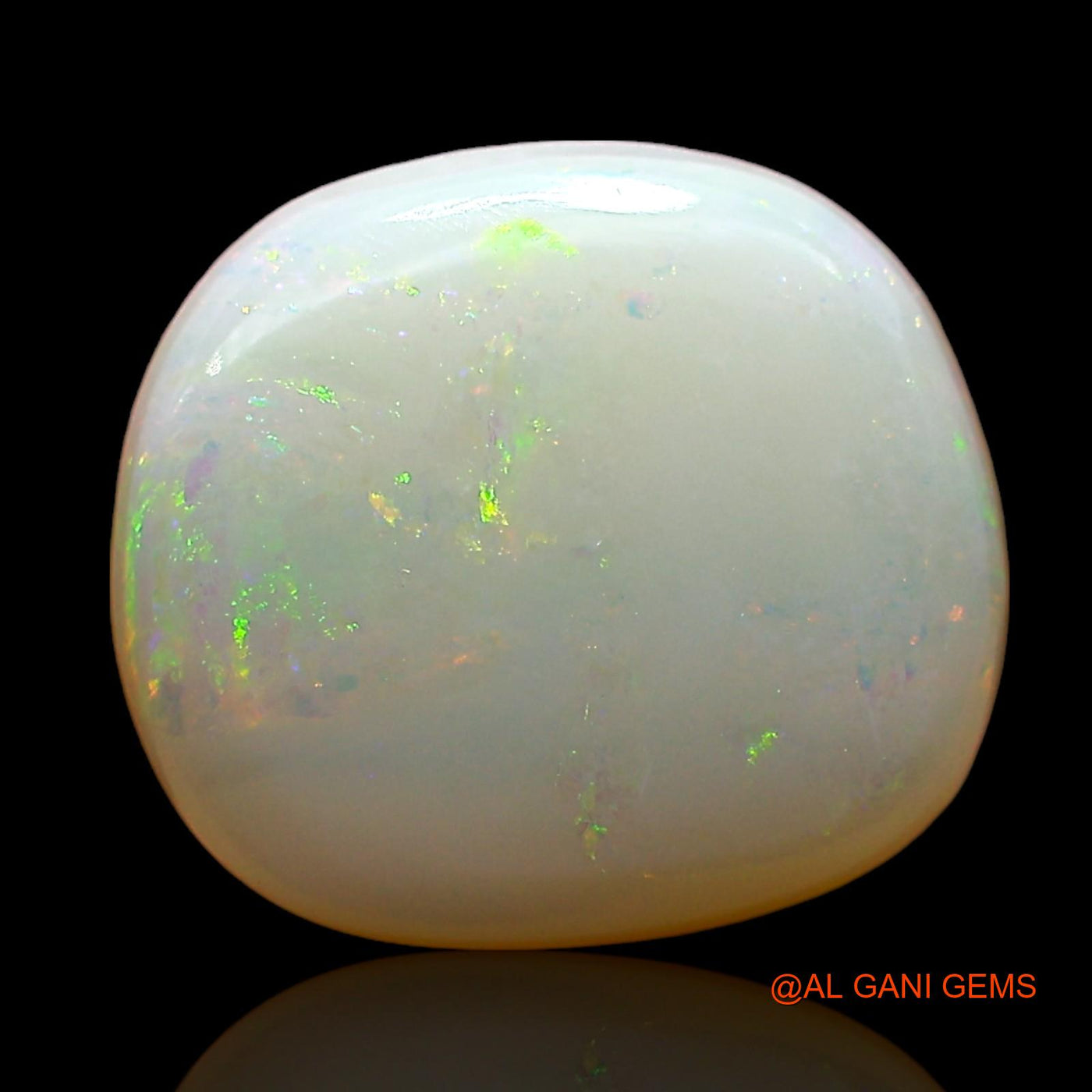 Natural Fire Opal Gemstone 2.00 Cts Loose Oval Cabochon From Australia 11x10x3 mm AE-184