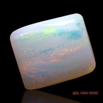 2.00 Cts Unheated Australian Fire Opal Loose Gemstone Square Cabochon Natural 10x8x3 mm AE-187