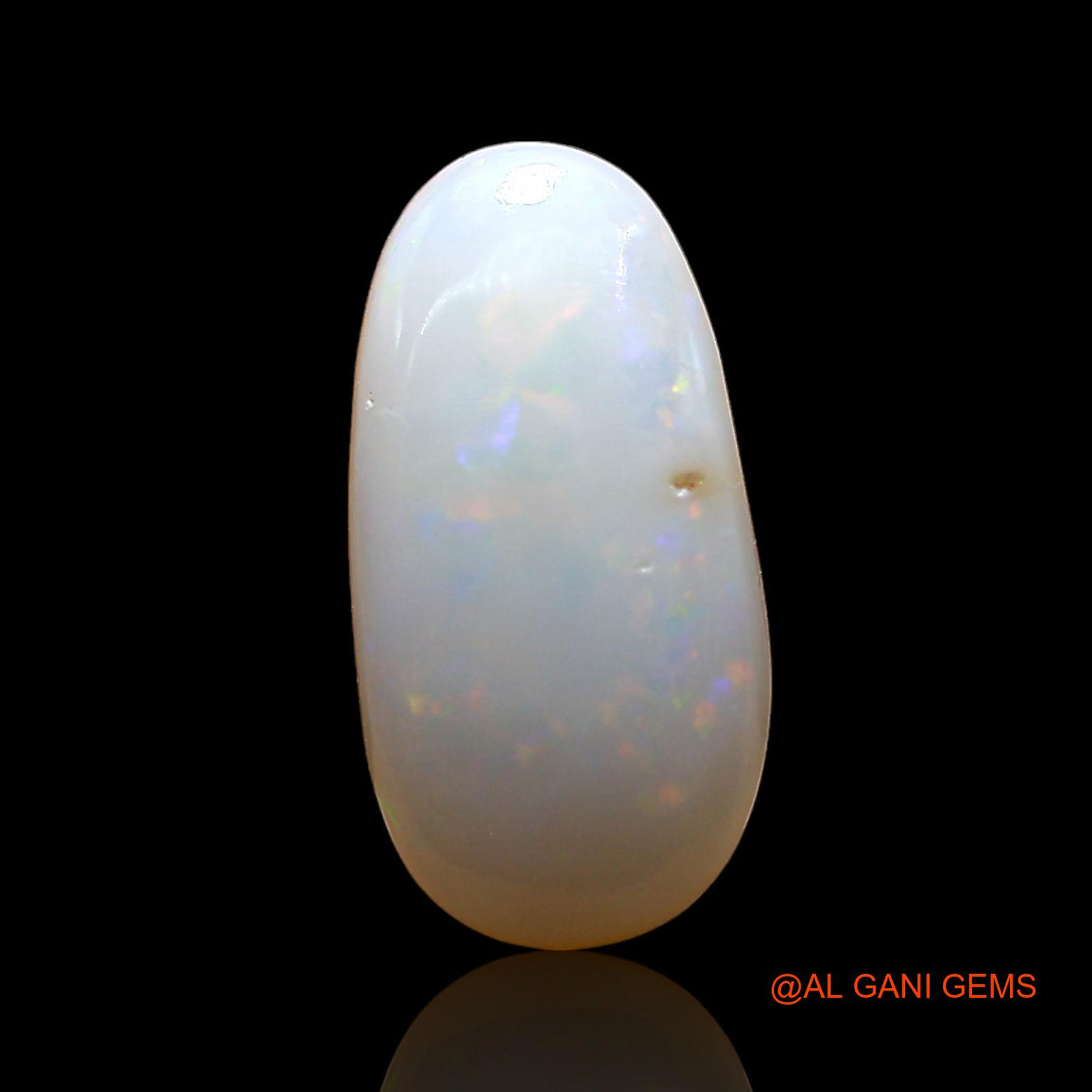 2.00 Cts Natural Australian Fire Opal Fancy Cabochon Loose Gemstone For Jewelry 12x6x4 mm AE-190