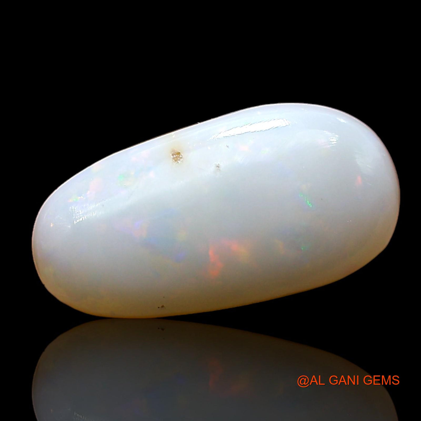 2.00 Cts Natural Australian Fire Opal Fancy Cabochon Loose Gemstone For Jewelry 12x6x4 mm AE-190