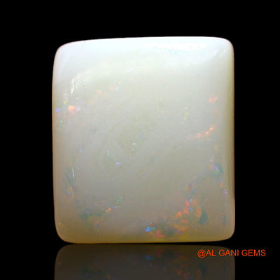 2.00 Cts Natural Australian Fire Opal Square Cabochon Loose Gemstone For Jewelry 9x8x3 mm AE-193