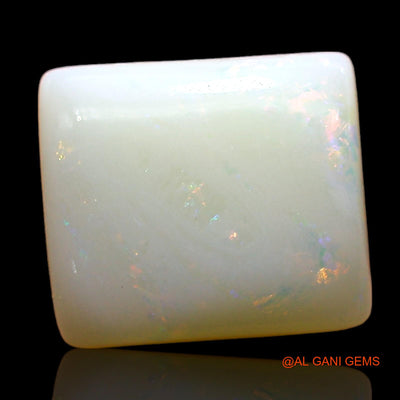 2.00 Cts Natural Australian Fire Opal Square Cabochon Loose Gemstone For Jewelry 9x8x3 mm AE-193
