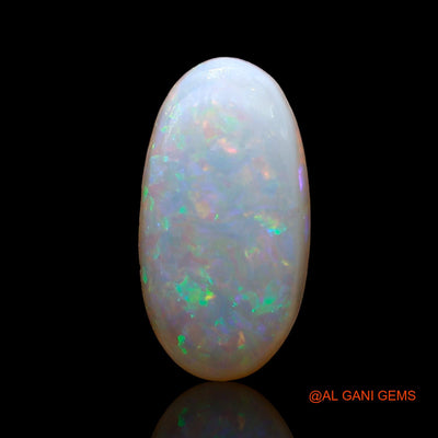 1.00 Cts Natural Australian Fire Opal Loose Gemstone Oval Cabochon 12x6x2 mm AE-194