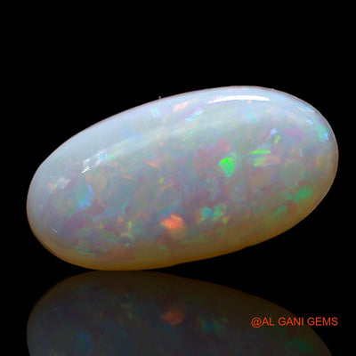1.00 Cts Natural Australian Fire Opal Loose Gemstone Oval Cabochon 12x6x2 mm AE-194