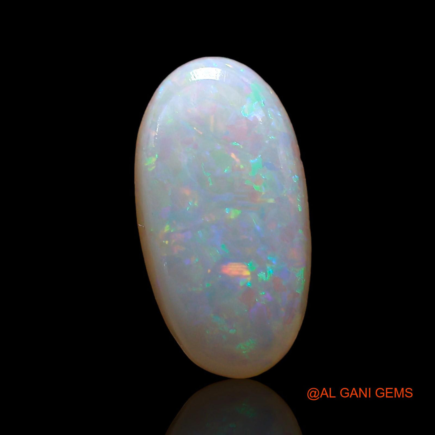 1.00 Cts Natural Australian Fire Opal Loose Gemstone Oval Cabochon 12x6x2 mm AE-194