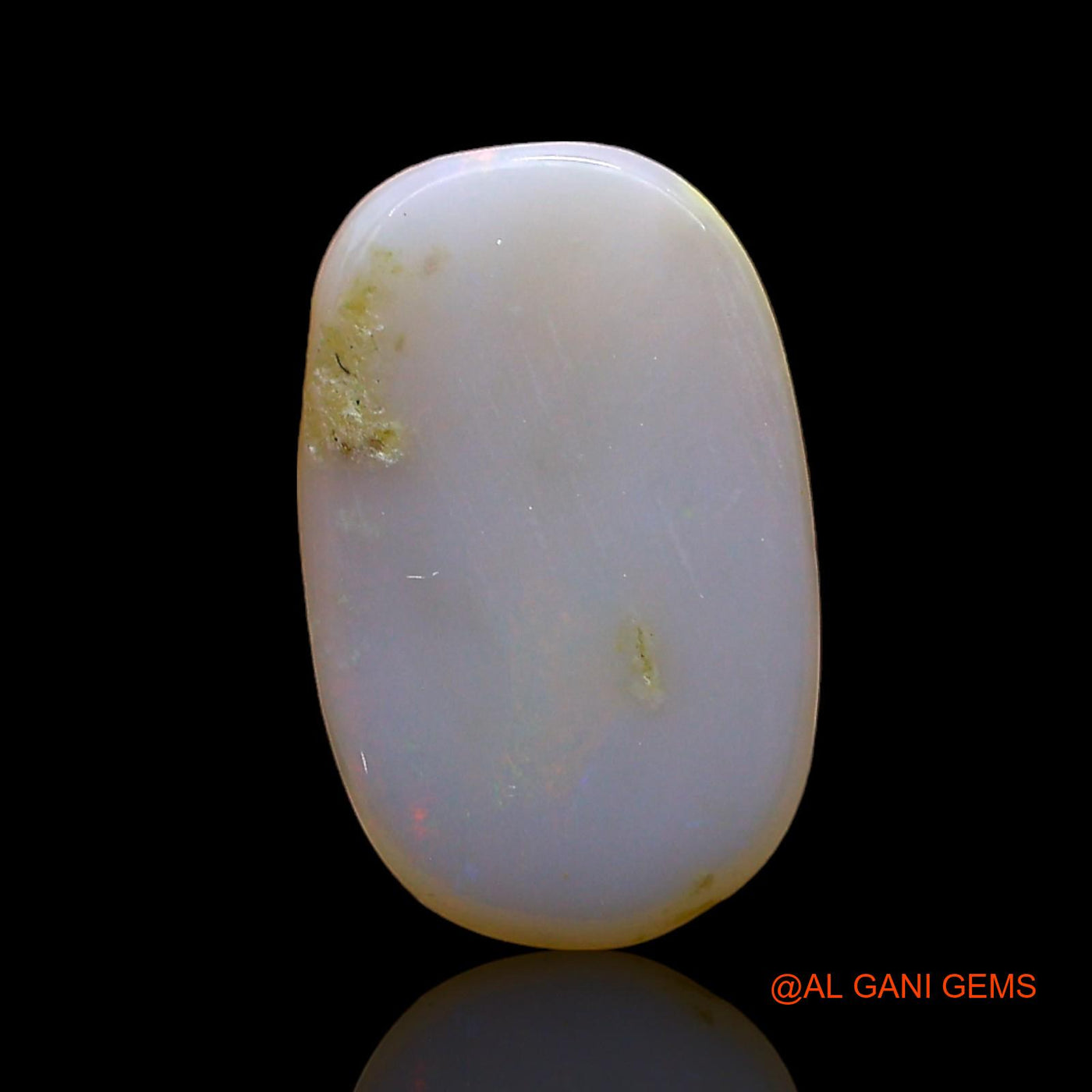 1.00 Cts Natural Australian Fire Opal Oval Cabochon Loose Gemstone For Jewelry 11x7x3 mm AE-195