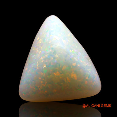 3.00 Cts Natural Australian Fire Opal Loose Gemstone Trillion Cabochon 13x12x5 mm AE-197