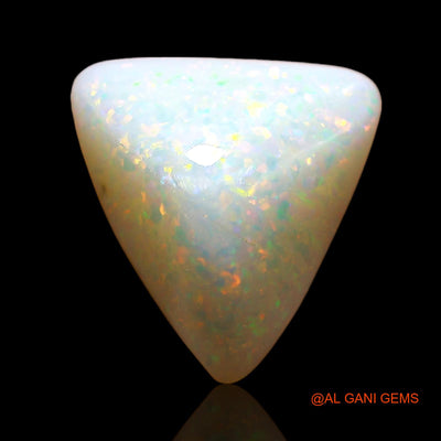 3.00 Cts Natural Australian Fire Opal Loose Gemstone Trillion Cabochon 13x12x5 mm AE-197