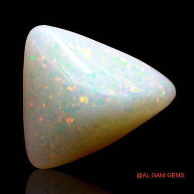 3.00 Cts Natural Australian Fire Opal Loose Gemstone Trillion Cabochon 13x12x5 mm AE-197