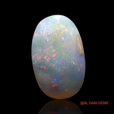 4.00 Cts Unheated Australian Fire Opal Loose Gemstone Oval Cabochon Natural 15x9x3 mm AE-198