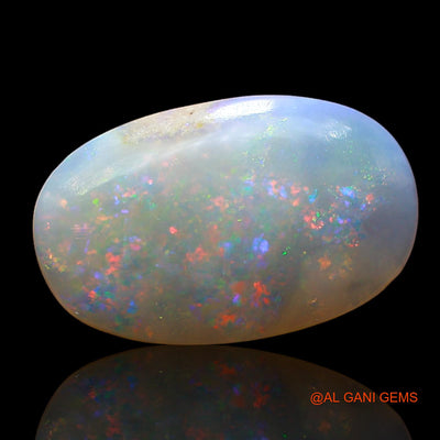 4.00 Cts Unheated Australian Fire Opal Loose Gemstone Oval Cabochon Natural 15x9x3 mm AE-198