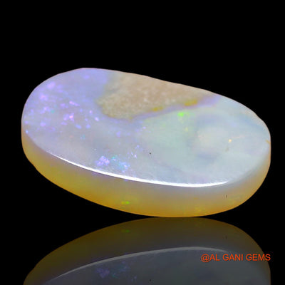 4.00 Cts Unheated Australian Fire Opal Loose Gemstone Oval Cabochon Natural 15x9x3 mm AE-198
