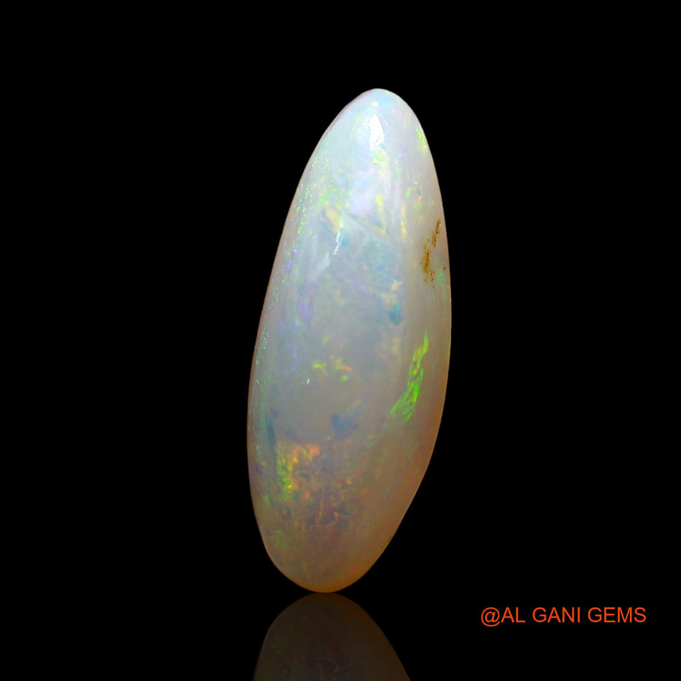 3.00 Cts Natural Australian Fire Opal Loose Gemstone Fancy Cabochon 17x6x5 mm AE-199