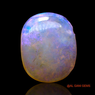 13.00 Cts Unheated Australian Fire Opal Loose Gemstone Oval Cabochon Natural 20x15x6 mm AE-19
