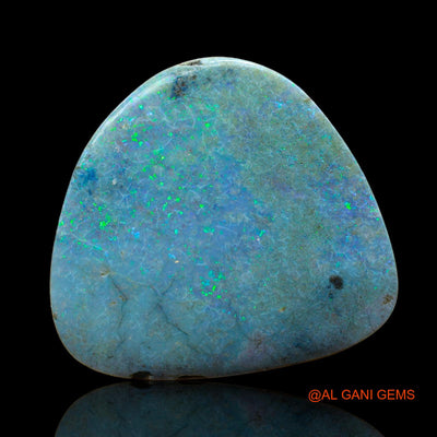 Natural Untreated Fire Opal Loose Gemstone Fancy Cabochon From Australia 12.00 Cts 27x25x3 mm AE-1