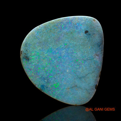 Natural Untreated Fire Opal Loose Gemstone Fancy Cabochon From Australia 12.00 Cts 27x25x3 mm AE-1