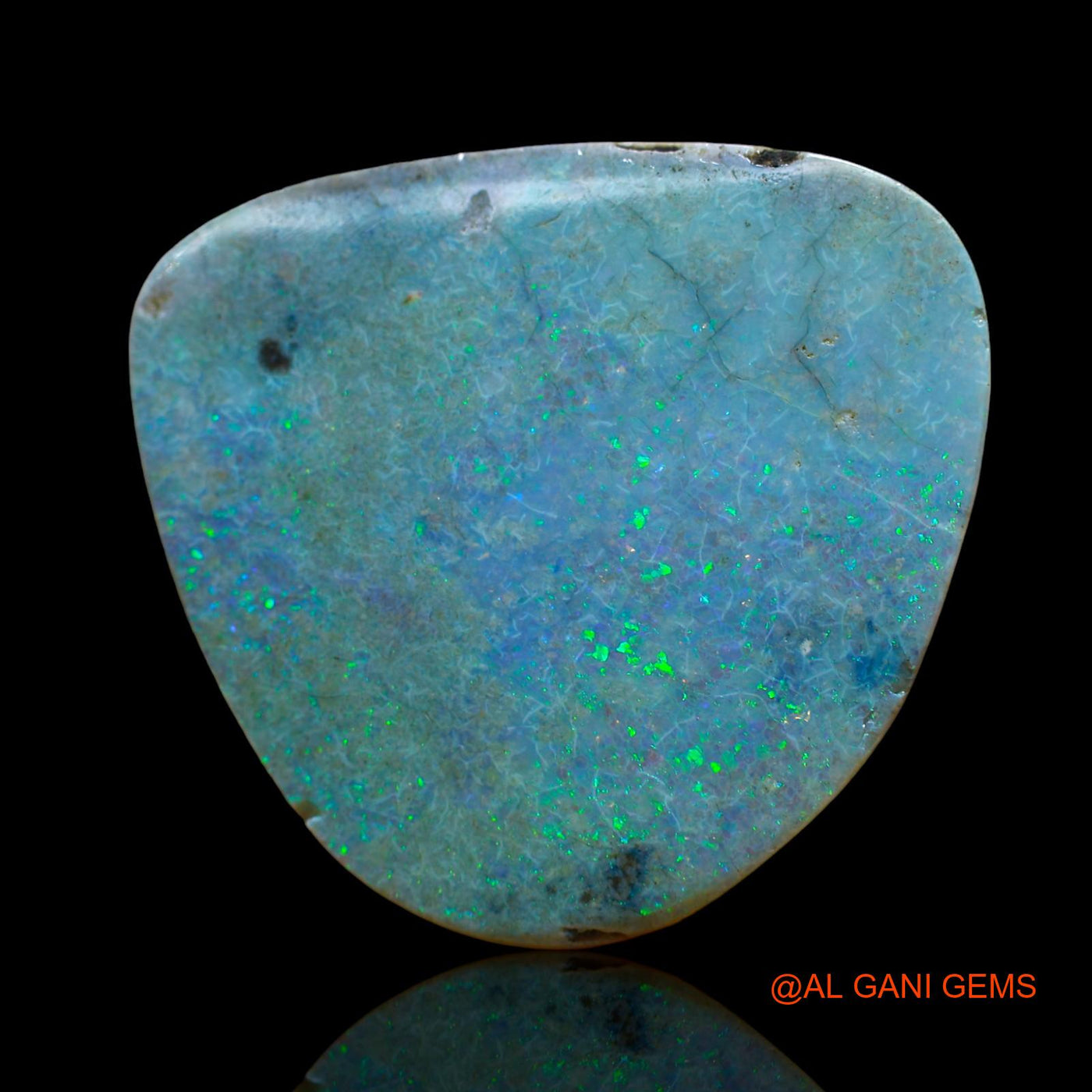 Natural Untreated Fire Opal Loose Gemstone Fancy Cabochon From Australia 12.00 Cts 27x25x3 mm AE-1