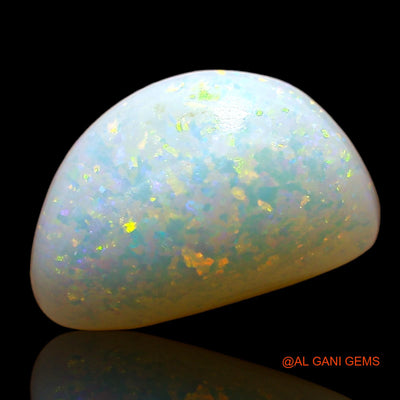 3.00 Cts Natural Australian Fire Opal Loose Gemstone Fancy Cabochon 12x8x4 mm AE-200