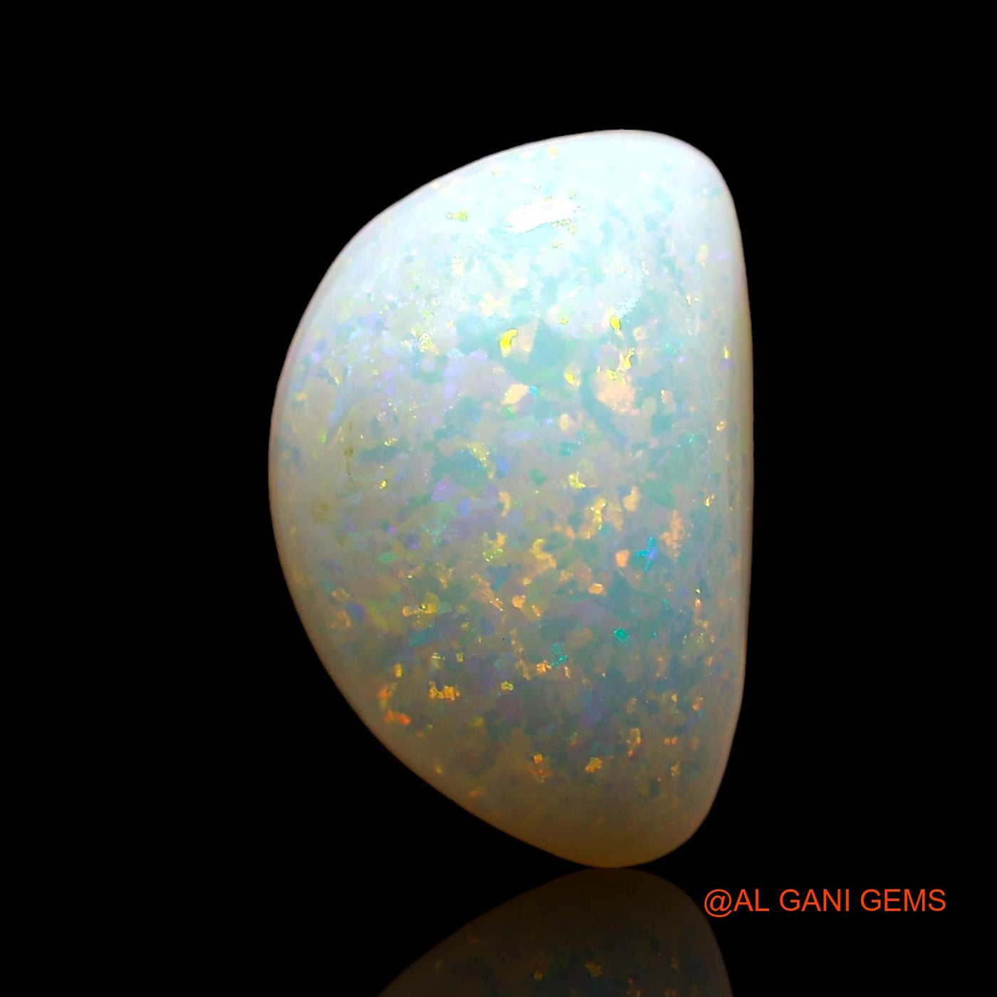 3.00 Cts Natural Australian Fire Opal Loose Gemstone Fancy Cabochon 12x8x4 mm AE-200