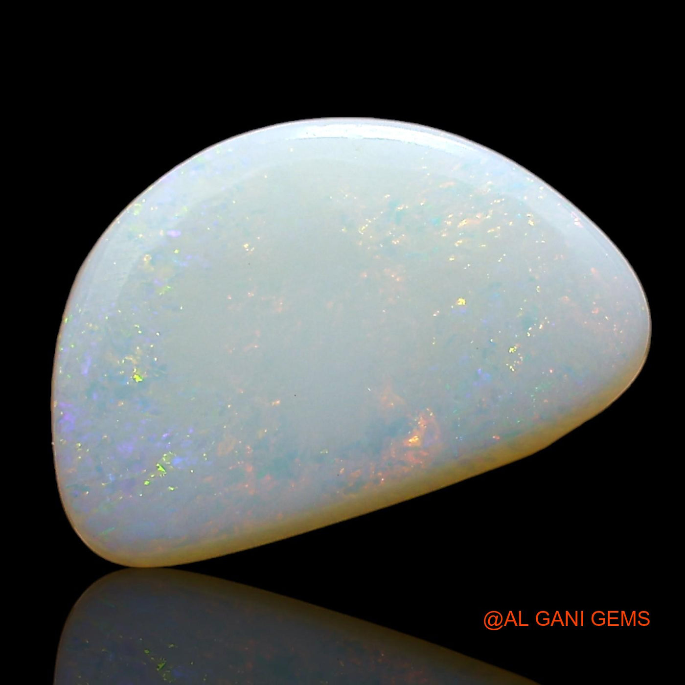 3.00 Cts Natural Australian Fire Opal Loose Gemstone Fancy Cabochon 12x8x4 mm AE-200