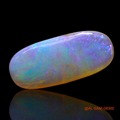 4.00 Cts Natural Australian Fire Opal Loose Gemstone Oval Cabochon 19x8x3 mm AE-201