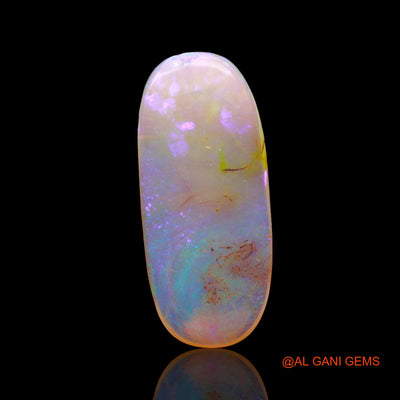 4.00 Cts Natural Australian Fire Opal Loose Gemstone Oval Cabochon 19x8x3 mm AE-201
