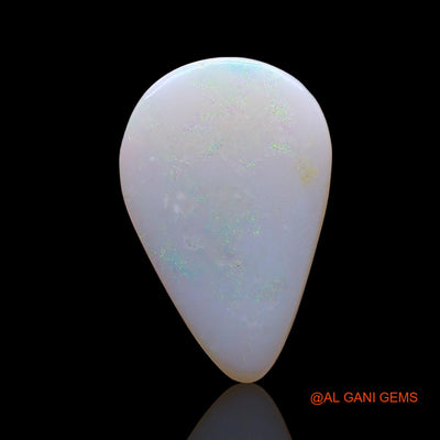 Natural Untreated Fire Opal Loose Gemstone Pear Cabochon From Australia 3.00 Cts 18x12x2 mm AE-202