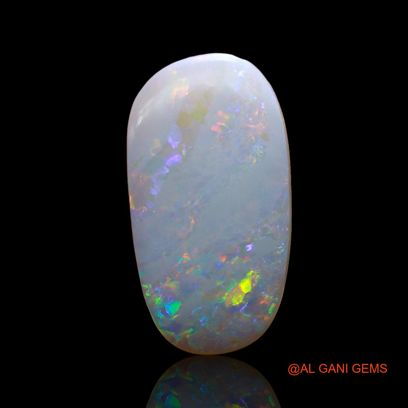 2.00 Cts Natural Australian Fire Opal Oval Cabochon Loose Gemstone For Jewelry 18x10x2 mm AE-206