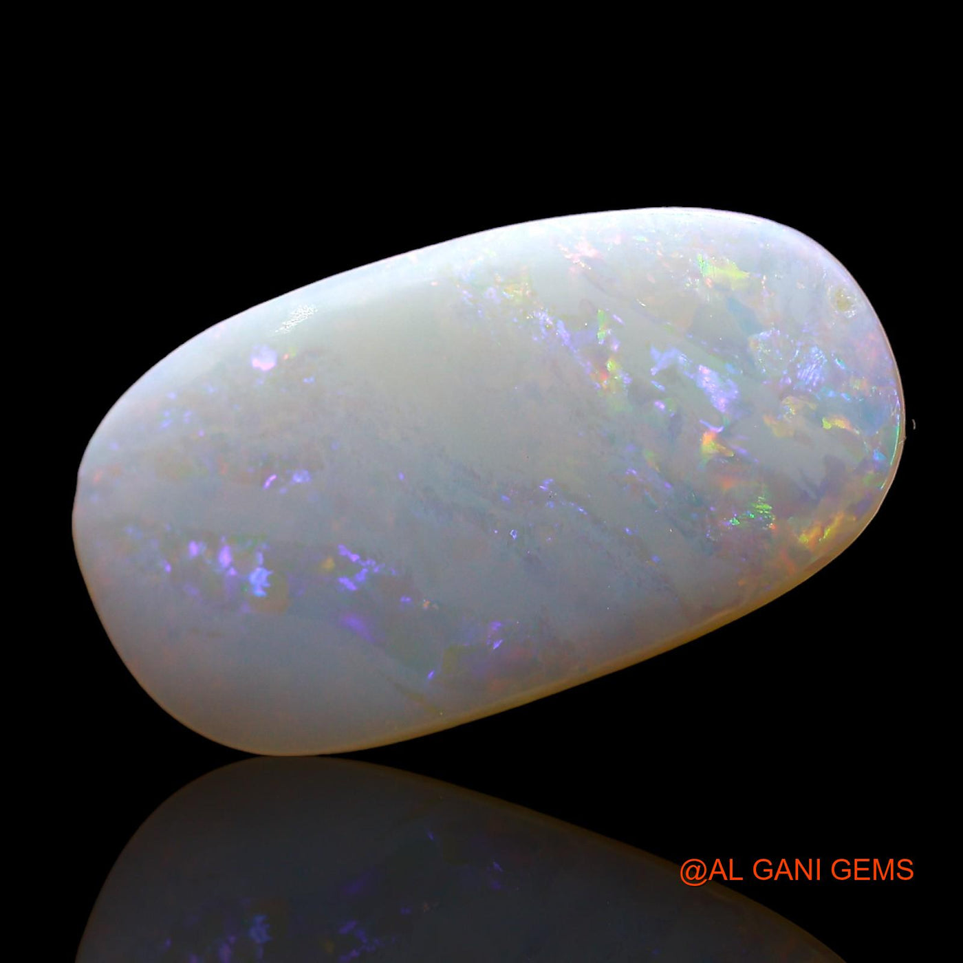 2.00 Cts Natural Australian Fire Opal Oval Cabochon Loose Gemstone For Jewelry 18x10x2 mm AE-206