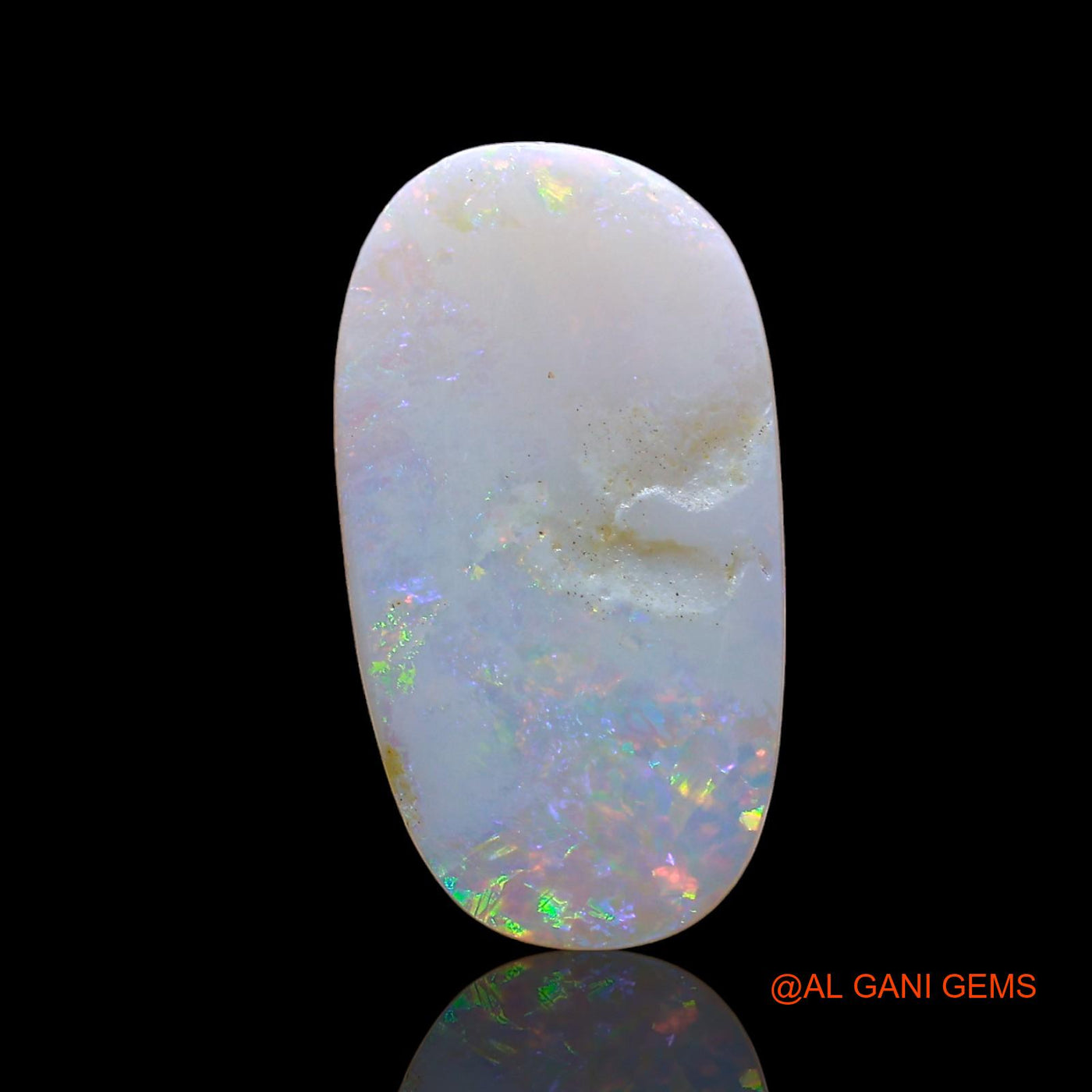 2.00 Cts Natural Australian Fire Opal Oval Cabochon Loose Gemstone For Jewelry 18x10x2 mm AE-206