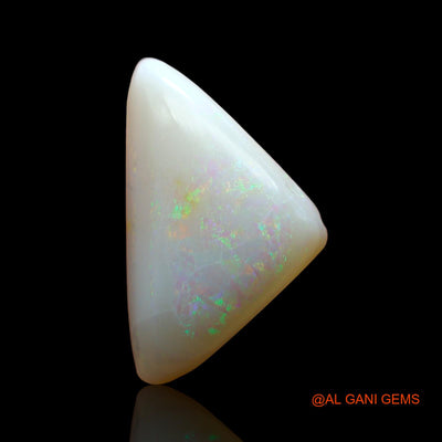 4.00 Cts Natural Australian Fire Opal Loose Gemstone Trillion Cabochon 18x11x4 mm AE-209
