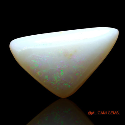 4.00 Cts Natural Australian Fire Opal Loose Gemstone Trillion Cabochon 18x11x4 mm AE-209