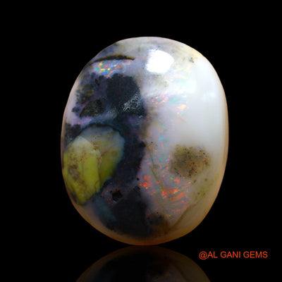 12.00 Cts Natural Australian Fire Opal Loose Gemstone Oval Cabochon 19x15x7 mm AE-20