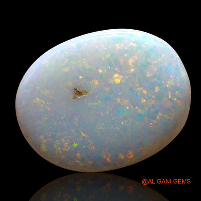 4.00 Cts Unheated Australian Fire Opal Loose Gemstone Oval Cabochon Natural 16x12x3 mm AE-210