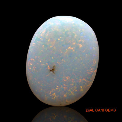 4.00 Cts Unheated Australian Fire Opal Loose Gemstone Oval Cabochon Natural 16x12x3 mm AE-210