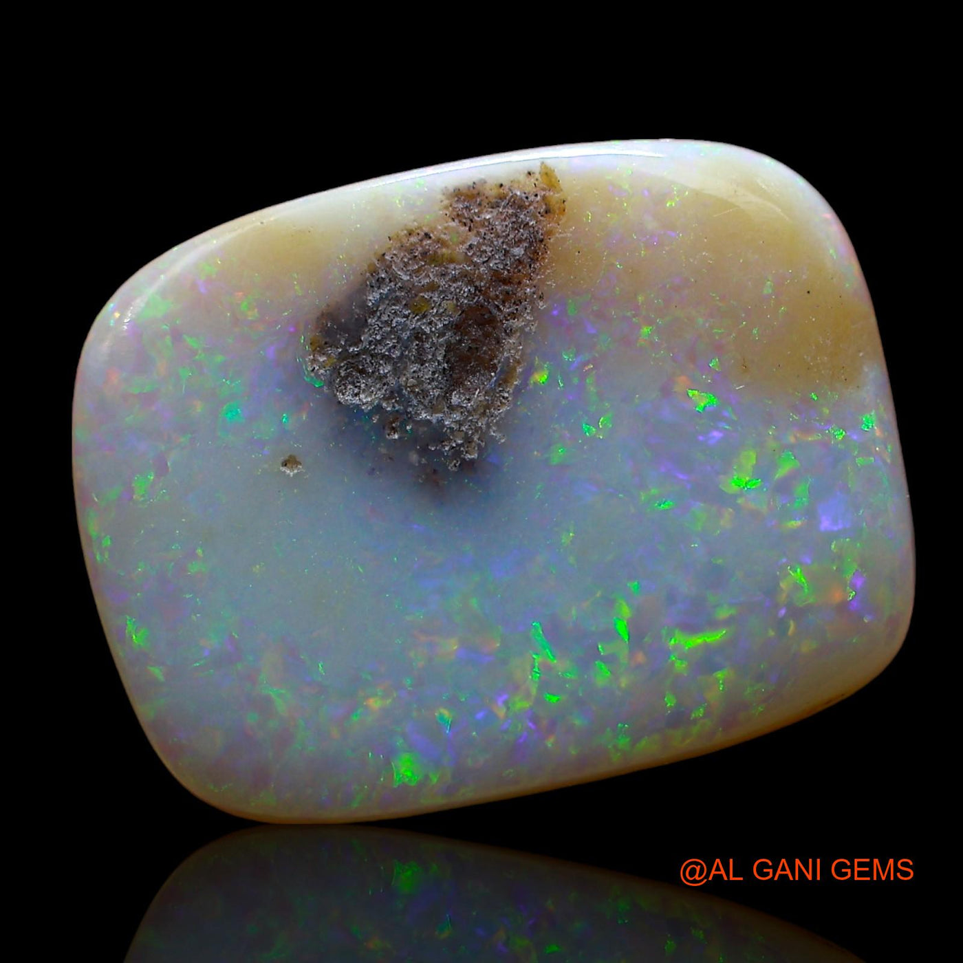5.00 Cts Natural Australian Fire Opal Oval Cabochon Loose Gemstone For Jewelry 15x12x3 mm AE-211