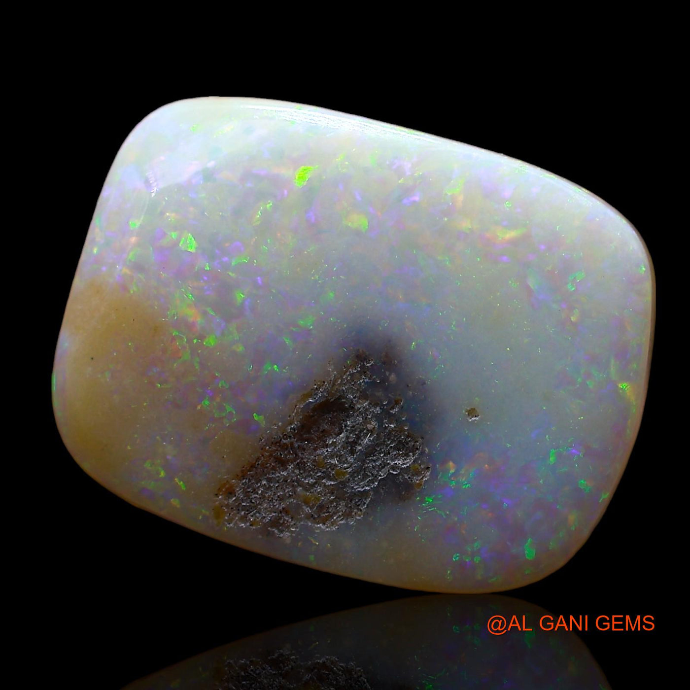 5.00 Cts Natural Australian Fire Opal Oval Cabochon Loose Gemstone For Jewelry 15x12x3 mm AE-211