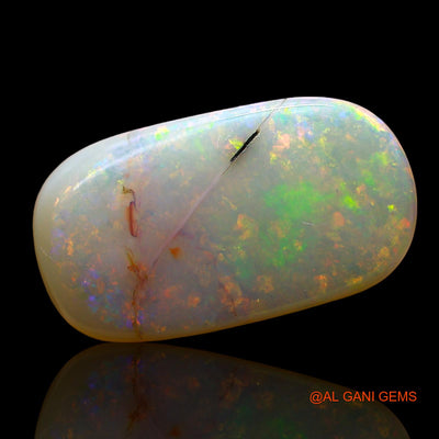4.00 Cts Natural Australian Fire Opal Loose Gemstone Oval Cabochon 18x10x3 mm AE-212