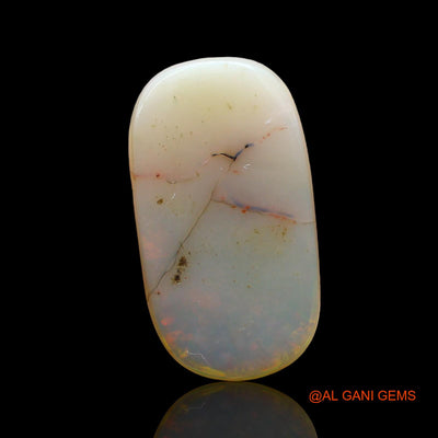 4.00 Cts Natural Australian Fire Opal Loose Gemstone Oval Cabochon 18x10x3 mm AE-212