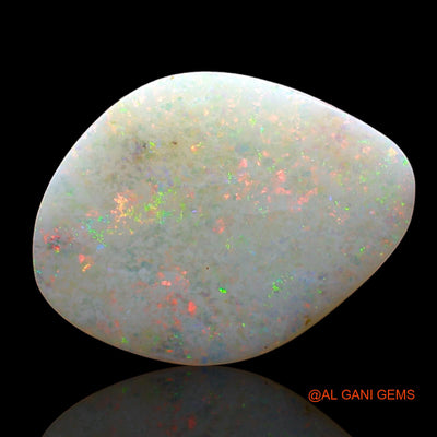 4.00 Cts Natural Australian Fire Opal Loose Gemstone Fancy Cabochon 17x12x3 mm AE-213