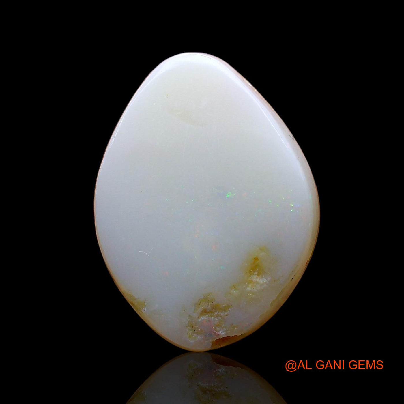4.00 Cts Natural Australian Fire Opal Loose Gemstone Fancy Cabochon 17x12x3 mm AE-213